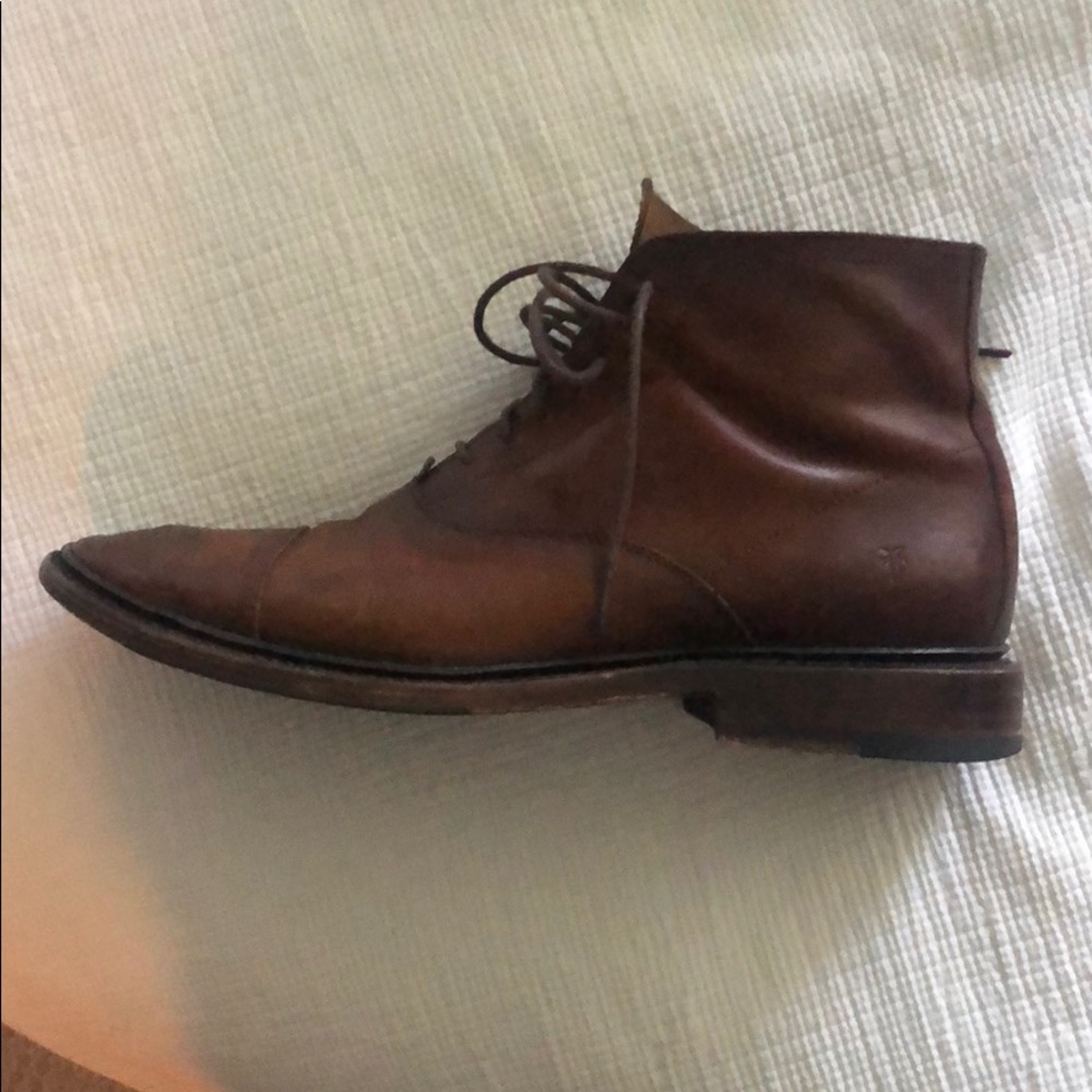 Frye lace up Paul boots